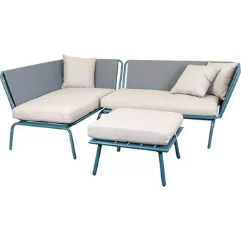 Zahradní sestava Zahradní sedací souprava MAUDI modrá