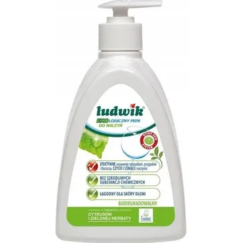 Mycí prostředek Prostředek na mytí nádobí Ludwik citrus a zelený čaj 0,48 l