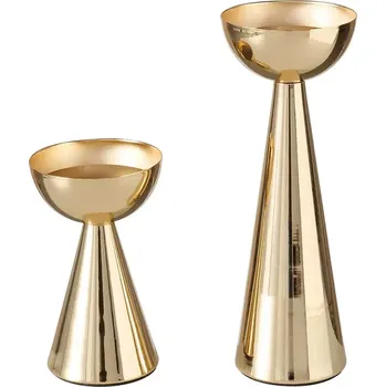 Svícen Dekorativní svícen Boltze Luena 2-pack žlutá barva 2045381 18X