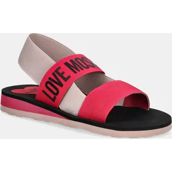 Dámské sandále Sandály Love Moschino dámské, růžová barva, JA16033G0MJN460C 42X, EUR 40