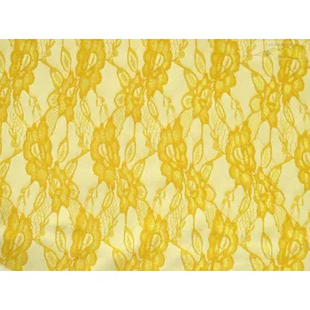 Galanterie krajka 3066 žlutá podšitá