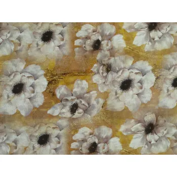 žlutá šatovka 3239 s květy