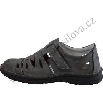 Pánské sandále Obuv ORTO PLUS 405 šedá (Pánské sandály)