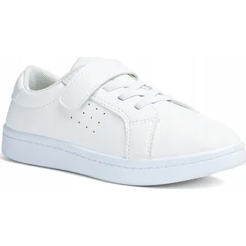 Dámské polobotky Axim sportovní boty eko kůže bílé, velikost 36