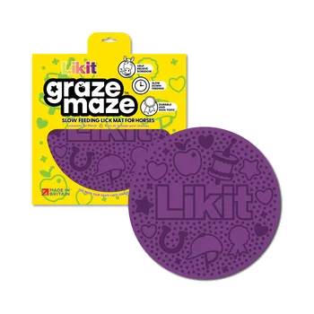 Míč pro koně Likit bludiště Graze Maze Barva: Fialová