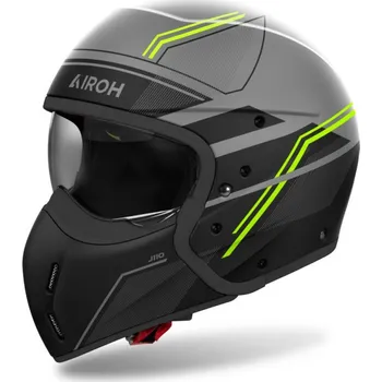 Helma na motorku Přilba J110 Slim, AIROH (žlutá matná) 2026 (Velikost: 2XL)