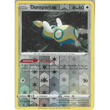 Sběratelská karetní hra Pokémon karta Dunsparce 137/189 Reverse Holo