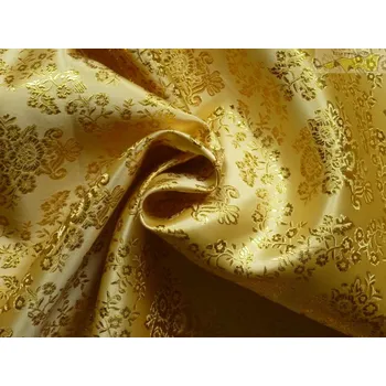 zlatý brokát oro zlatá výšivka