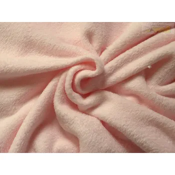 coral fleece 140 světle růžový