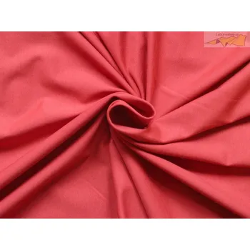 rumělkový bavlněný úplet punto