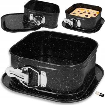 Plech na pečení Čtvercová Forma Na Dort 17 cm plech na pečení z uhlíkové ocel