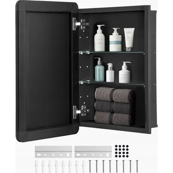 Koupelnový nábytek VEVOR Szafka Na Leki 40,6x61CM Regulowana Z Ciche Zawiasy Tłumiące Drgania