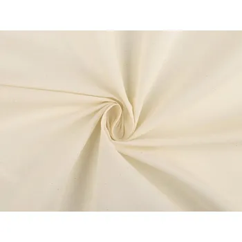 METRÁŽ Režná bavlněná látka šíře látky 170 cm - 1 (115 g/m²) režná světlá