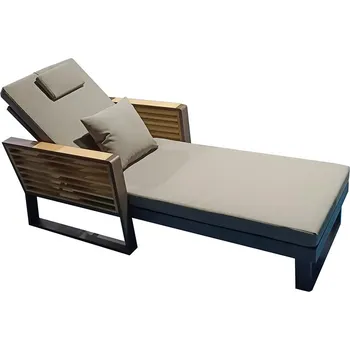 Zahradní lehátko Zahradní lehátko NEW YORK BROWN TAUPE