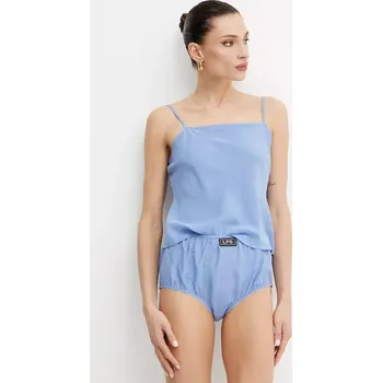 Top a hedvábné kalhotky MAX&Co. 2518261012200 modrá 05X, vel. L