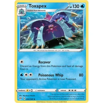 Sběratelská karetní hra Pokémon karta Toxapex 052/189