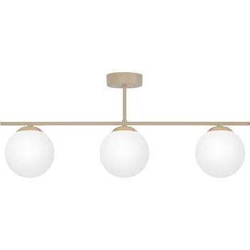 Kaja Savia stropní světlo 3x10 W bílá-zlatá-béžová K-5792