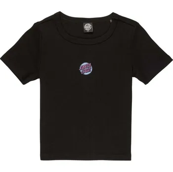 SANTA CRUZ triko - Other Dot Emb T-Shirt Black (BLACK)