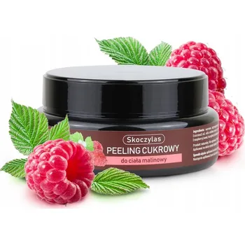 Tělový peeling Cukrový tělový peeling Skoczylas s malinami