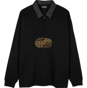 Pánská mikina SANTA CRUZ mikina - Change Zip Crew Black (BLACK) velikost: XL