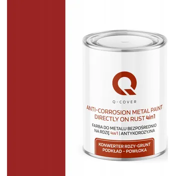 barva na kov BARVA NA KOV PROTI REZI OCEL POZINK 4v1 SIGNÁLNÍ ČERVENÁ RAL 3001 MATNÁ 1L