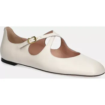 Dámské baleríny Kožené baleríny Bally WA051B.VT711.U101 béžová 01X, EUR 39