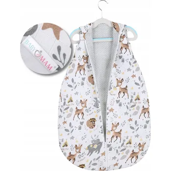 Zavinovačka MUŠELÍNOVÝ SPACÍ PYTEL PRO MIMINKA S NASTAVITELNOU DÉLKOU MUŠELÍN LIGHT BABYMAM