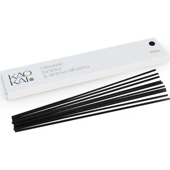 Aroma difuzér KAO KAI. Dřevěné tyčinky k aroma difuzéru 10 ks černé