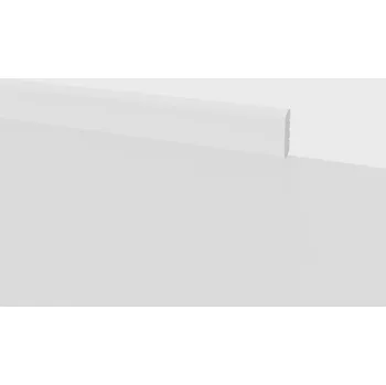 Podlahová lišta Soklová lišta BUKOMA PROFI-60, dekor Bílý