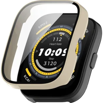 Pouzdro na mobilní telefon 2v1 POUZDRO + TVRZENÉ SKLO KRYT PRO AMAZFIT BIP 5