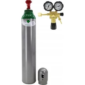 Příslušenství ke svářečce SADA: Láhev Argon 200 BAR 8L Ar 99,9% + Redukční ventil GCE Ar/CO2 24 l/min