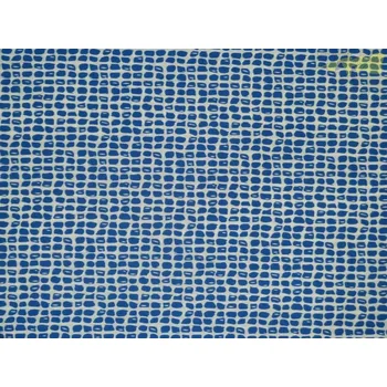 hedvábná šatovka 3096 s modrými kamínky