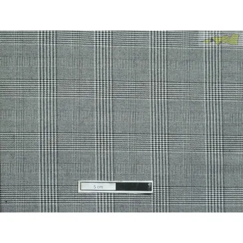 kostýmovka šedý kostkovaný vzor