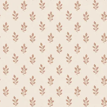 Tapeta Borastapeter Vliesová tapeta na zeď, béžovo-červená, listy, 7777, Adorn, Borastapeter, velikost 10,05 x 0,53 m