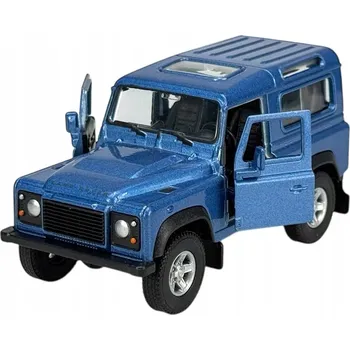 autíčko WELLY LAND ROVER DEFENDER MODRÝ 1:34 NOVÝ KOVOVÝ MODEL 42392