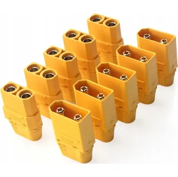 Elektrická zásuvka Sada konektorů zástrčka zásuvka AMASS XT90 s kryty