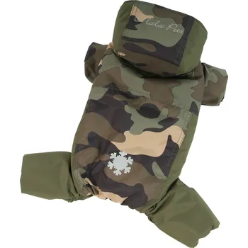 Obleček pro psa Kombinéza Ski - maskáč XL