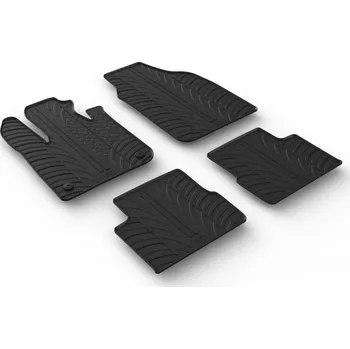 autokoberec Gledring Gumové autokoberce Fiat 500e 2020-