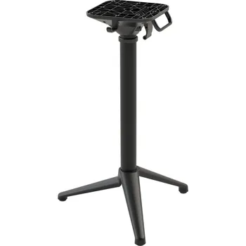 Zahradní stůl Zahradní stolová podnož LIVIA černá pro desky max O80 cm nebo 80×80 cm