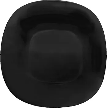 Talíř Talíř DESERTOVÝ mělký malý na dorty dezerty svačiny černý LUNA 20,5 cm