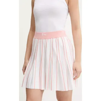 Dámská sukně Sukně Guess bílá barva, mini, áčková, V5GD00 Z3D60 V5GD00.Z3D60 00X, vel. M