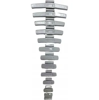 Sada na opravu pneumatiky Ocelová naklepávací závaží na ocelové disky kol 25g - 100 ks