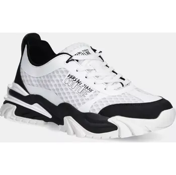 Pánské tenisky Sneakers boty Versace Jeans Couture bílá barva, 78YA3SIB ZSC59 003 78YA3SIB.ZSC59.003 00X, EUR 45