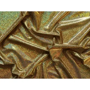 společenská látka 3219 černo zlatá