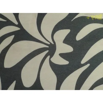 béžová bavlněná šatovka 3274 květovaný vzor