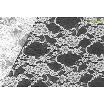 Krajka bílá elastická krajka alexandra