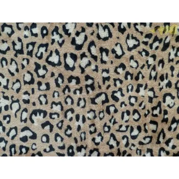 flanel fleece vzor leopard