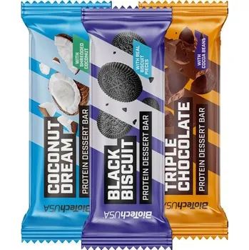 BiotechUSA Protein Dessert Bar 50g Křupavý karamel