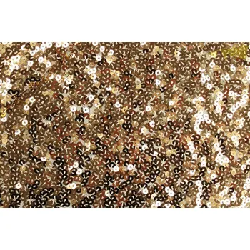 zlatá flitrová látka margot