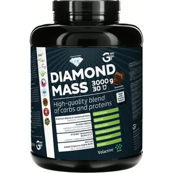 Protein GF Nutrition Diamond Mass 3000 g čokoláda bez sladidel